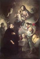 Felix Ivo Leicher - Saint Joseph Calasantius Before The Virgin